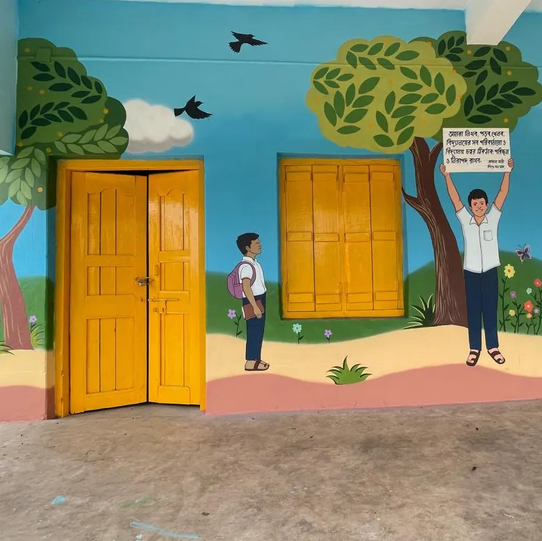 Sahebdanga Jr. High School CSR project by Rahee